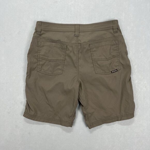 Prana Men's Flat Front Shorts - Brown - Picture 2 of 8